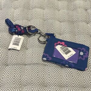 NWT Vera Bradley ID holder with lanyard